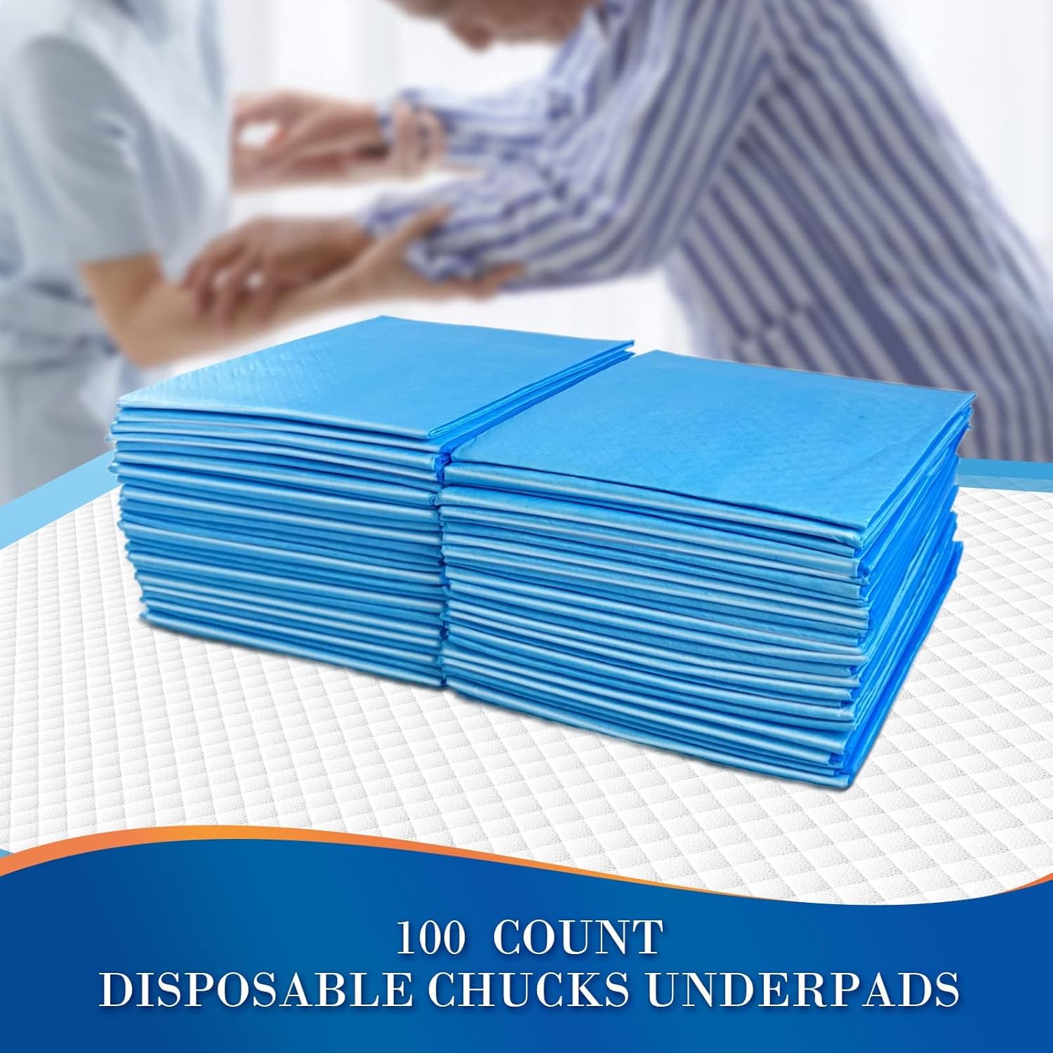 Detalle de SofyFINE 100 Count Disposable Beds Pads 23x36 Waterproof Underpads