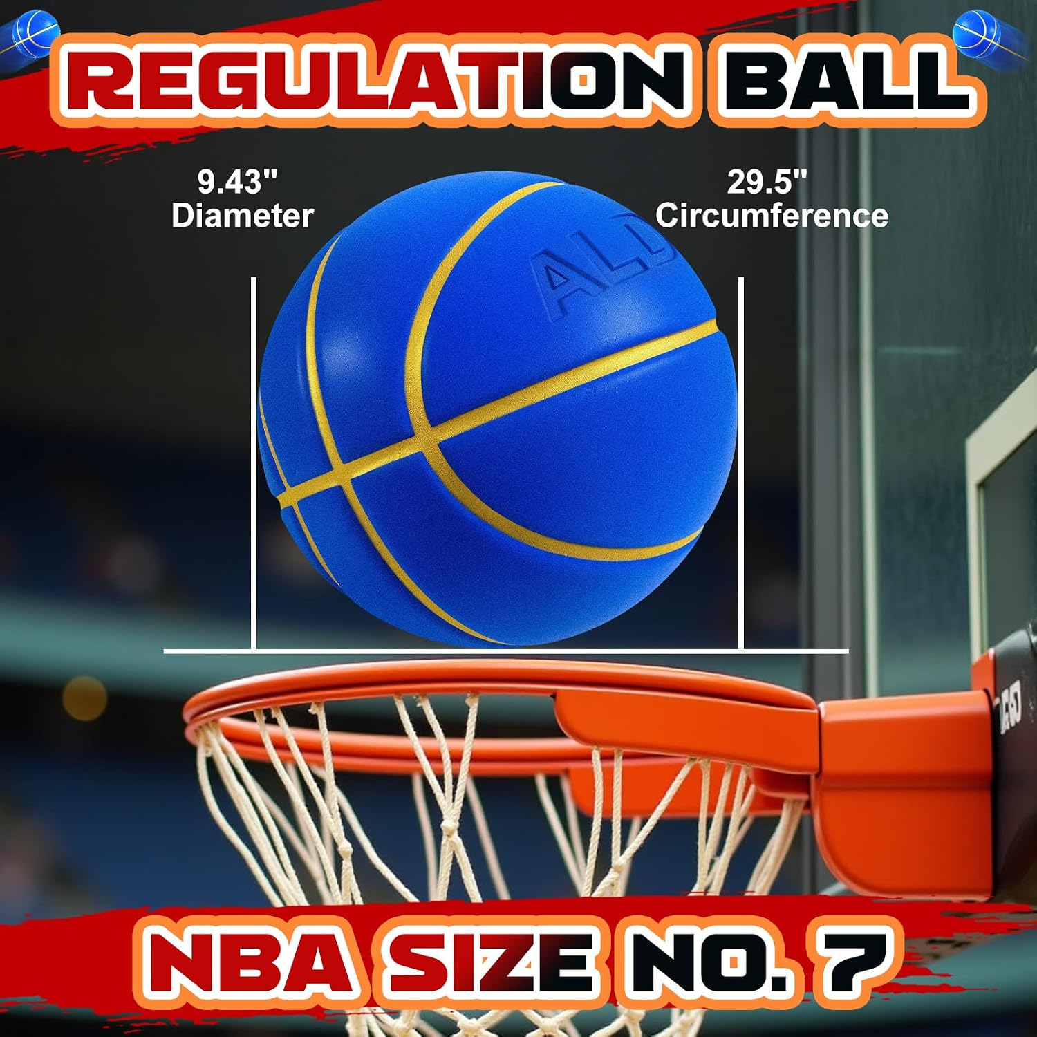 Thumbnail 4 de ALDWDY Silent Basketball Size 7