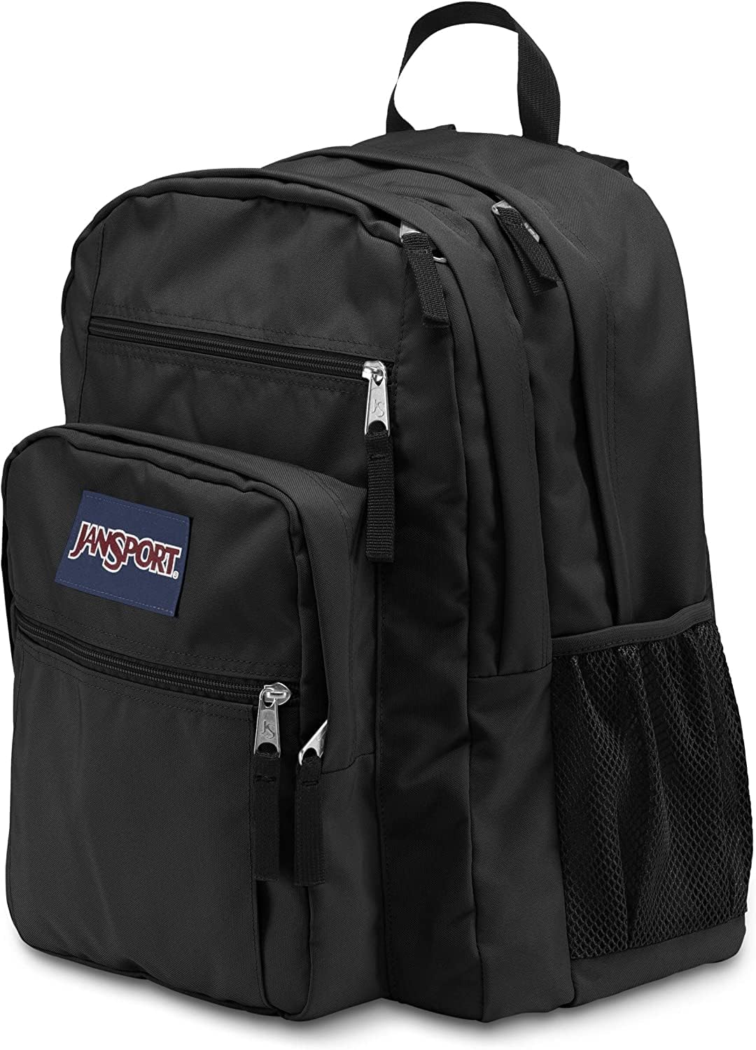 Detalle de JanSport Big Student Backpack (Black/Black, One Size)
