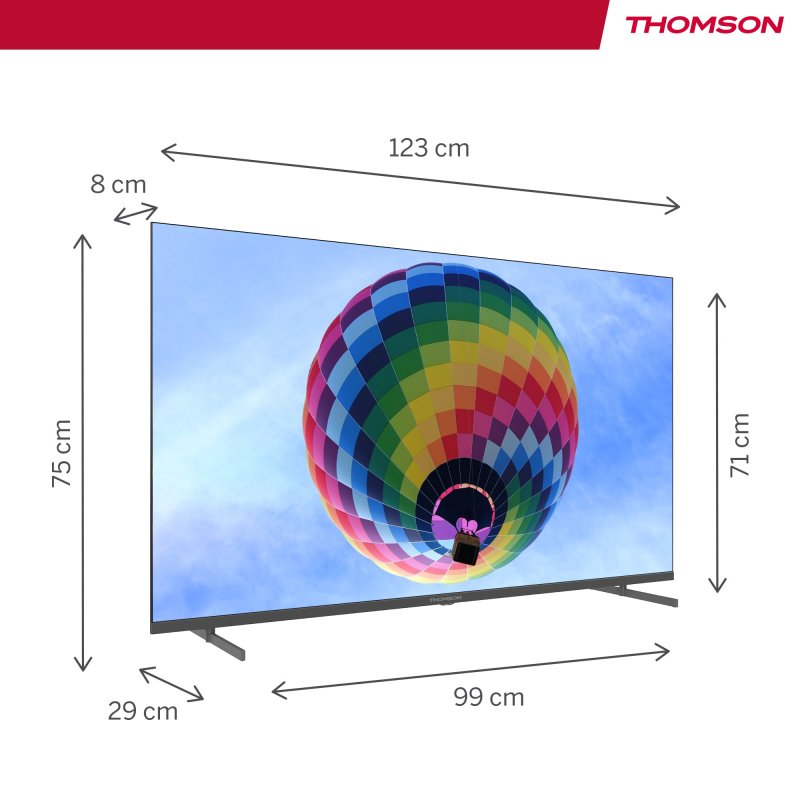 Detalle 2 de Thomson 55QG4S14 55" QLED UltraHD 4K con Google TV