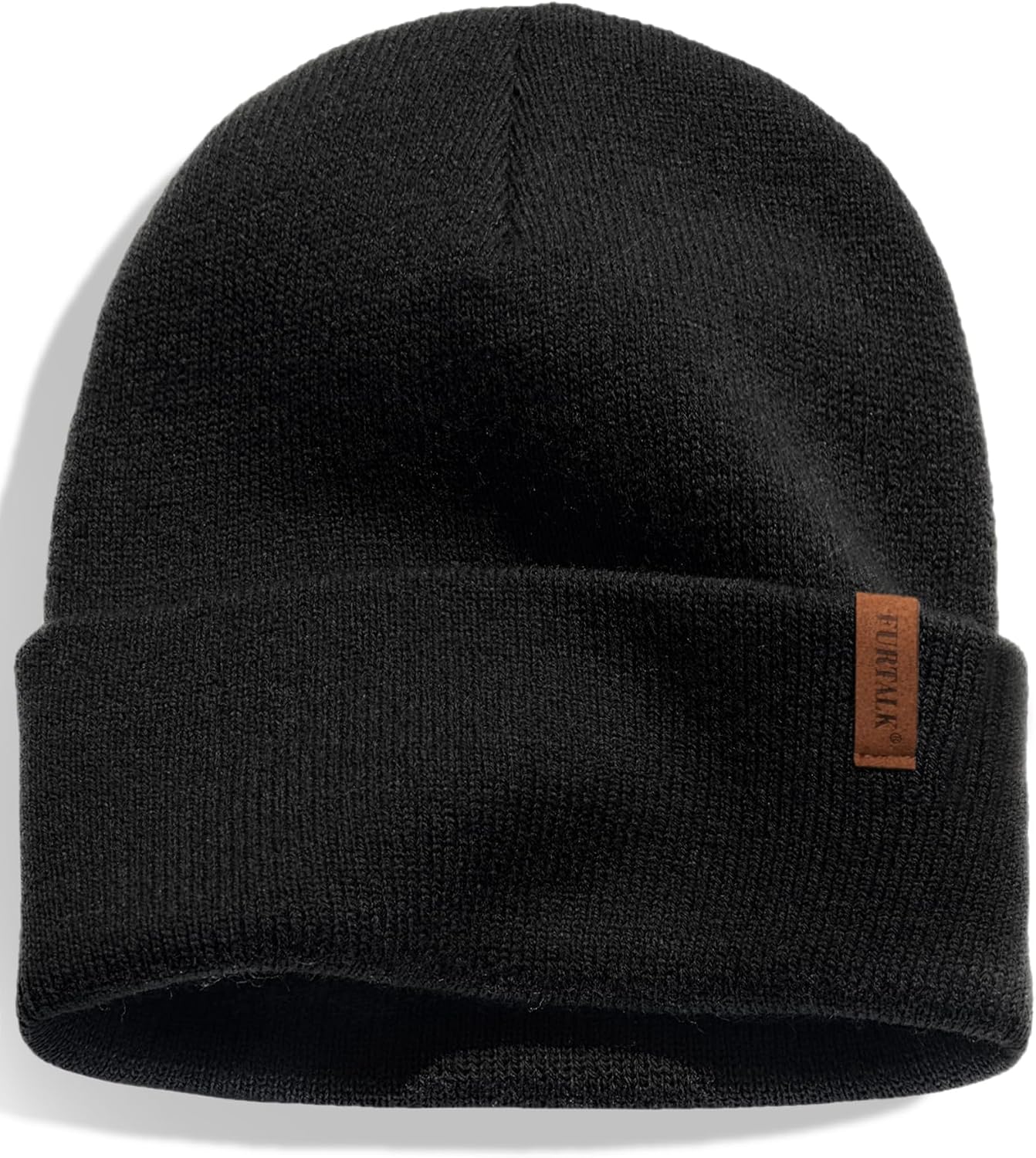 FURTALK Beanie Cuffed Thick Knitted 55-62cm