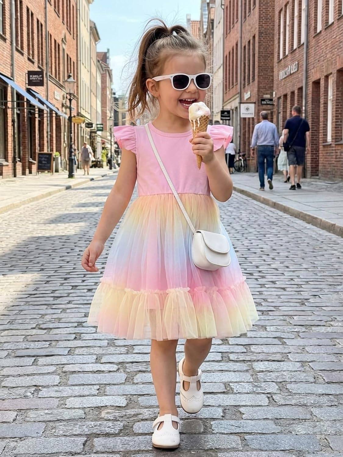Thumbnail 4 de Valcatch Girls Princess Tulle Dress 3–8 Years