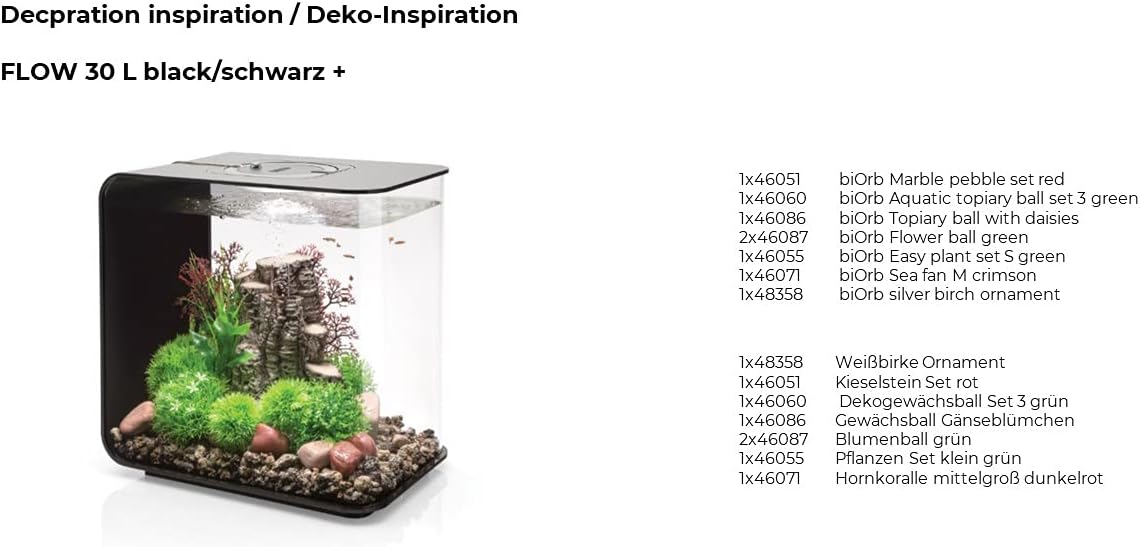 Thumbnail 3 de biOrb Boule végétale à pâquerettes – plante décorative artificielle pour aquarium