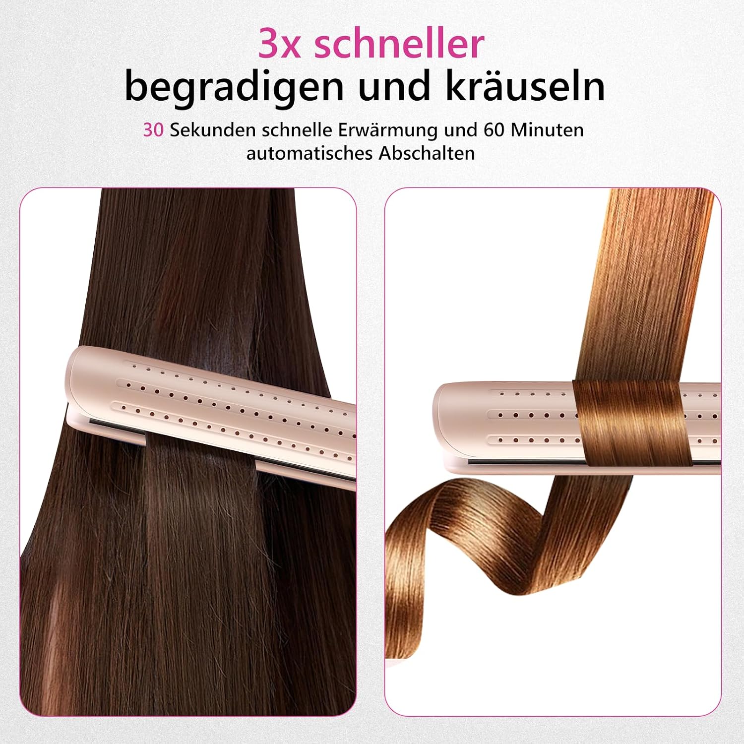 Thumbnail 4 de AraSyleon Glätteisen 2-in-1 Rosa 140–220°C