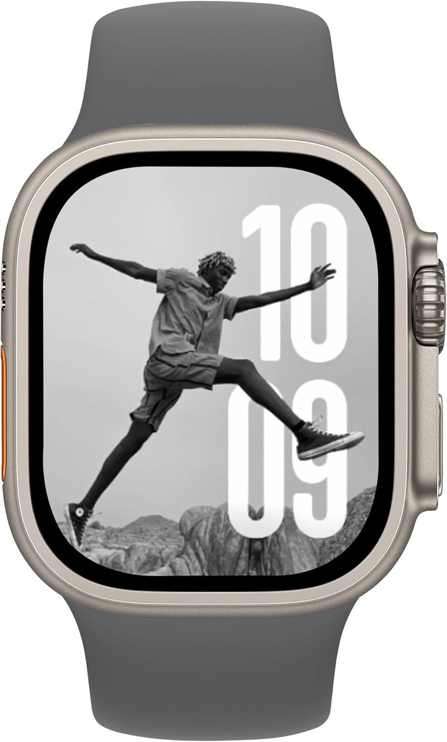 Thumbnail 1 de DONEGANI SB for Apple Watch Strap Ultra 2/Series 10-1: Volcanic Mud Grey Silicone Band