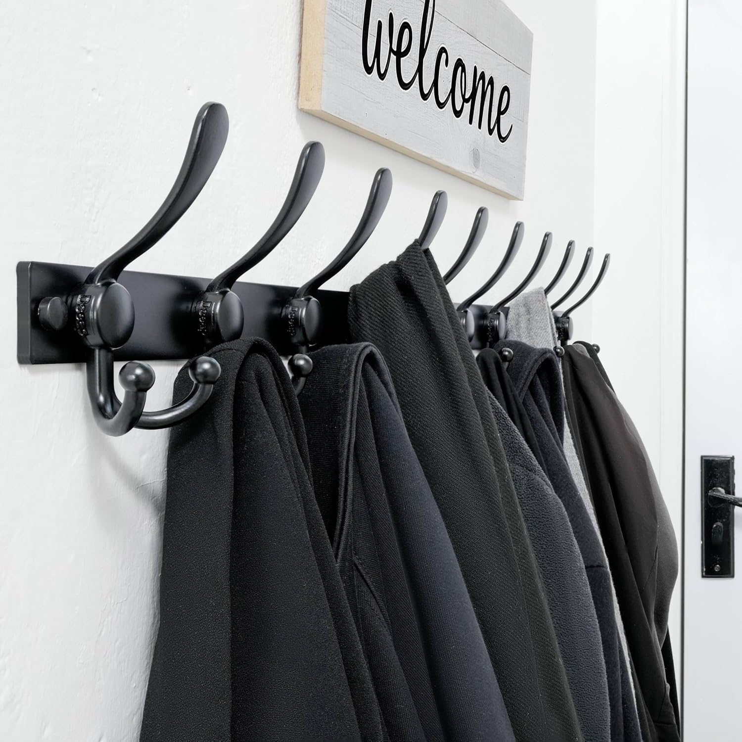 Thumbnail 6 de Dseap Wall-Mounted Coat Rack, Stainless Steel