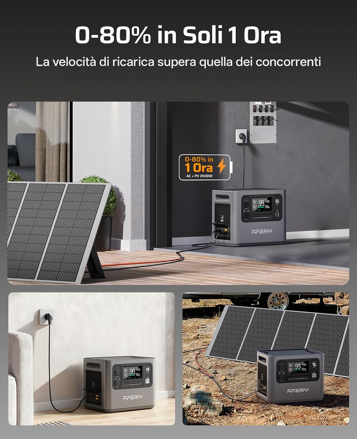 Thumbnail 3 de AFERIY 6144Wh Generatore Elettrico 2800W