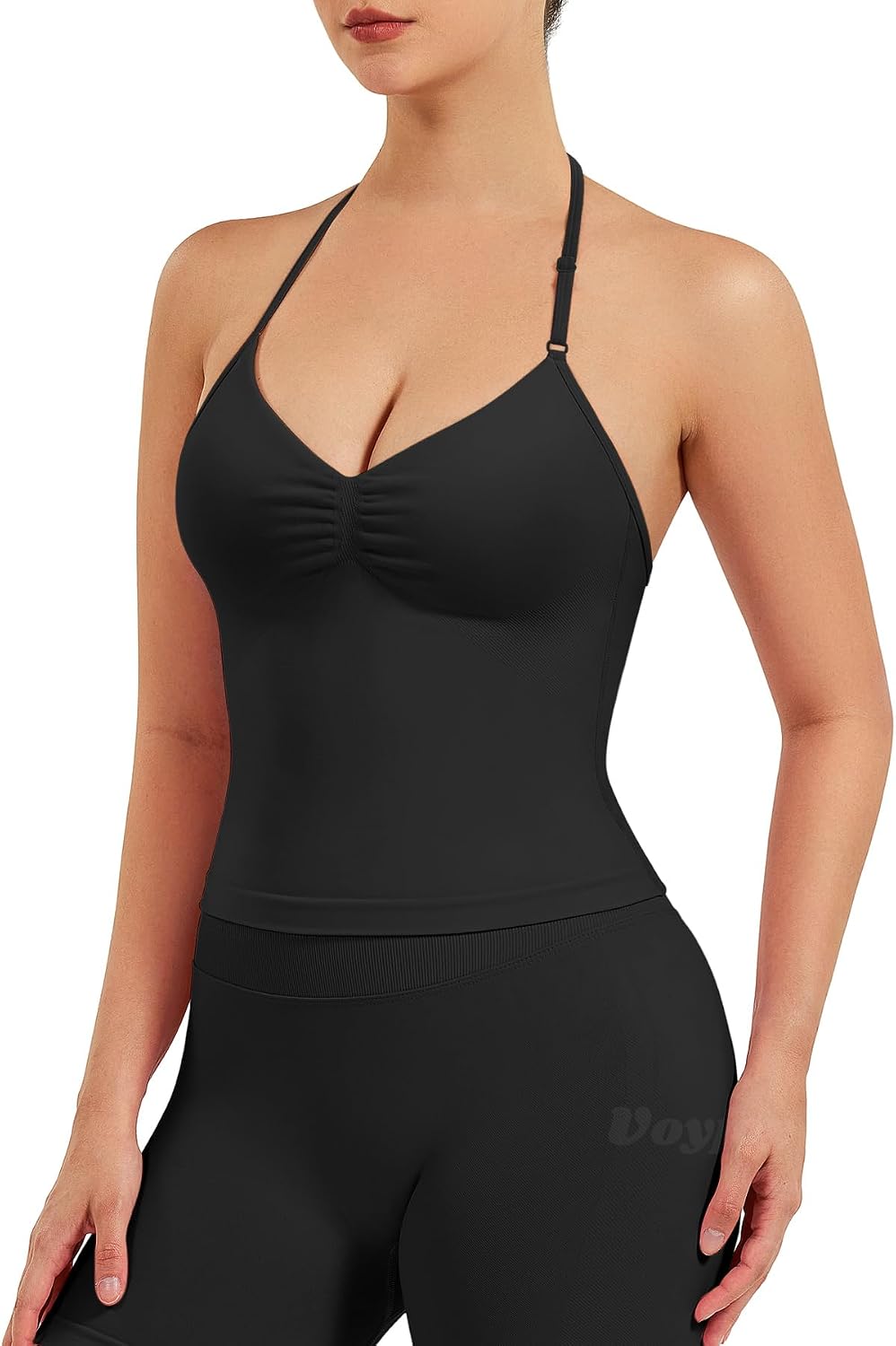Detalle 2 de VOYJOY Impact Longline Strappy Workout Tank Top