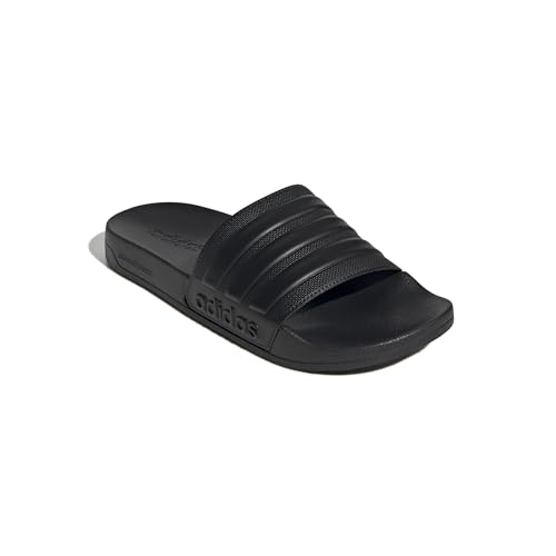Thumbnail 7 de adidas Adilette Shower Slides (Core Black) — chanclas unisex con plantilla moldeada
