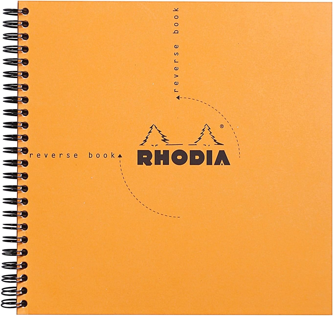 Detalle 2 de RHODIA 193639C Spiral Notebook (Full Binding) - Black, 21x21 cm, Dotted - 160 Pages
