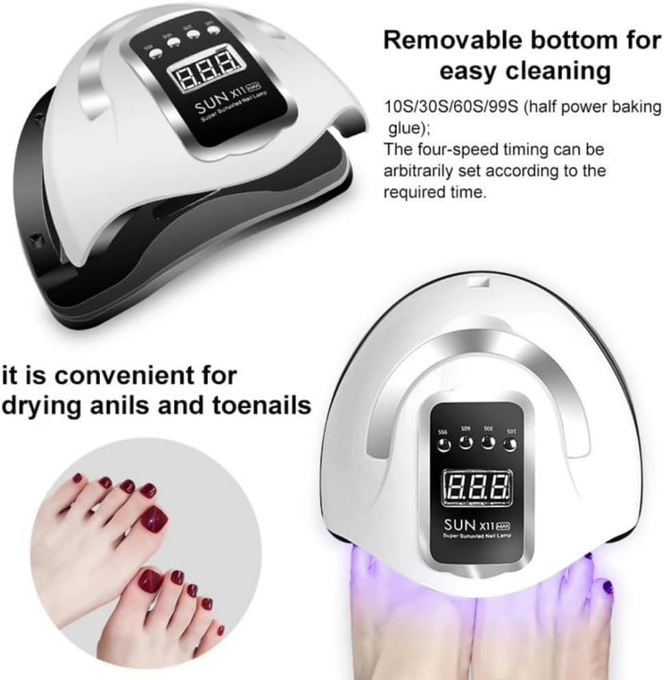 Detalle de BEENLE 280W UV LED Nail Lamp for Gel Nails โ๐ฆ