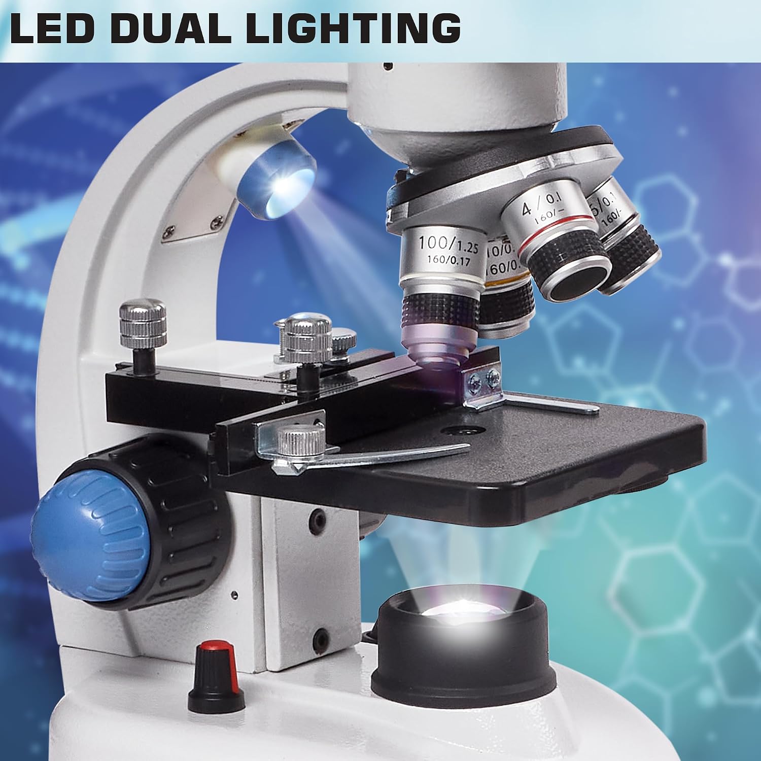 Thumbnail 4 de Trinocular Microscope 200X–5000X for Lab Teaching