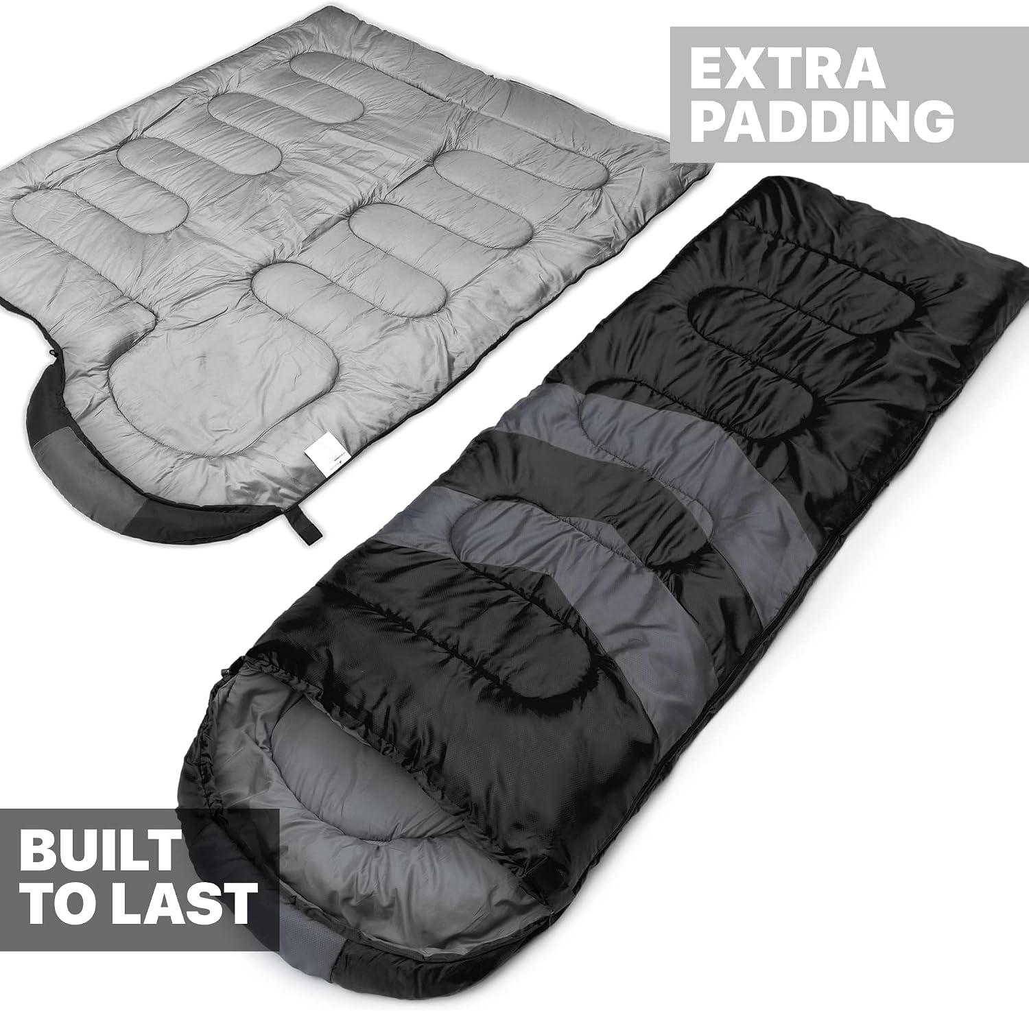 Thumbnail 2 de MalloMe Schlafsack Outdoor – Winter-Schlafsack für Erwachsene & Kinder, leicht & wasserabweisend