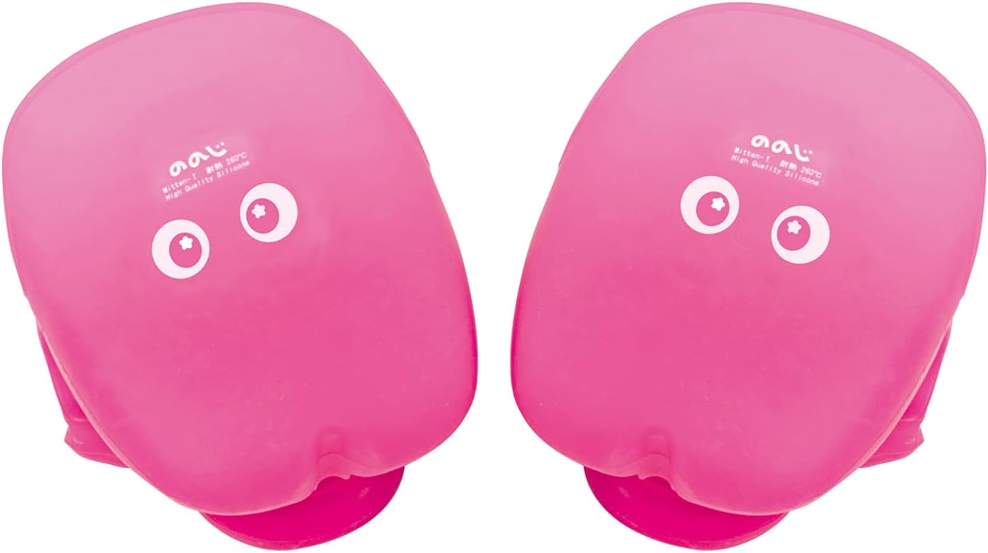 Detalle de ののじ DMT1502 NMT-SET2P シリコンミトン 2個組 ピンク・耐熱220℃