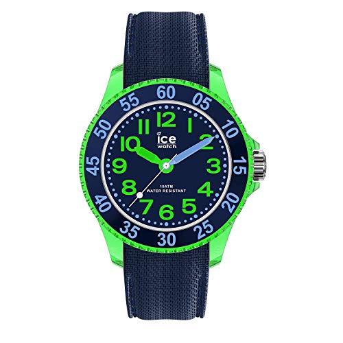 Detalle de Ice-Watch ICE cartoon Dino – Blaue Jungenuhr mit Silikonarmband, Extra Small (018931)