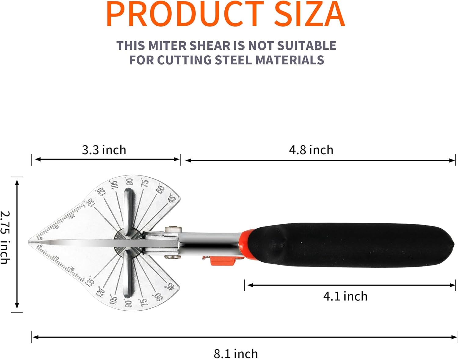 Detalle de FLORA GUARD miter shears 45-135° trim cutter