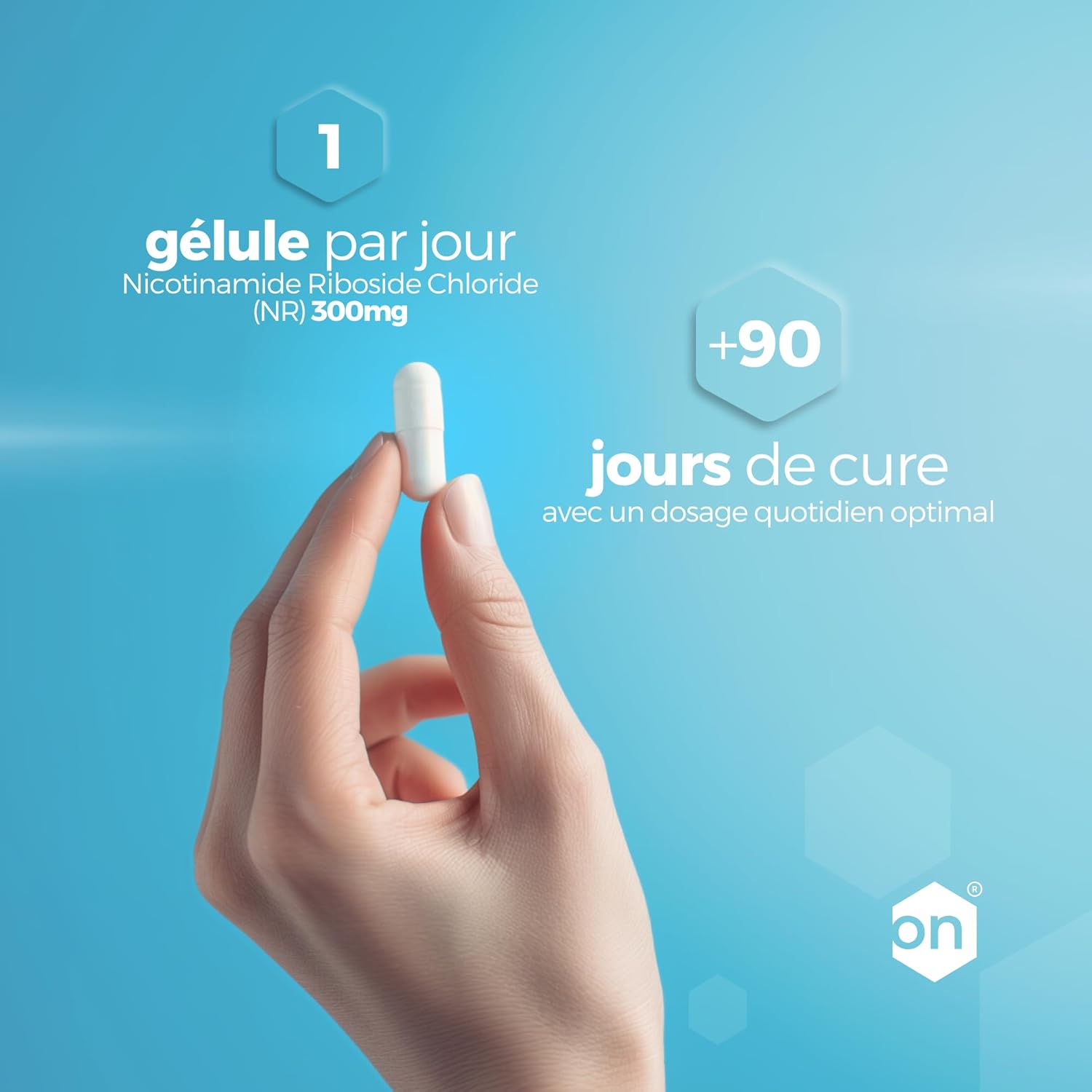 Thumbnail 5 de NAD+ Nicotinamide Riboside Chloride 300 mg – Cure de 3 mois (90 gélules végétales, vegan)