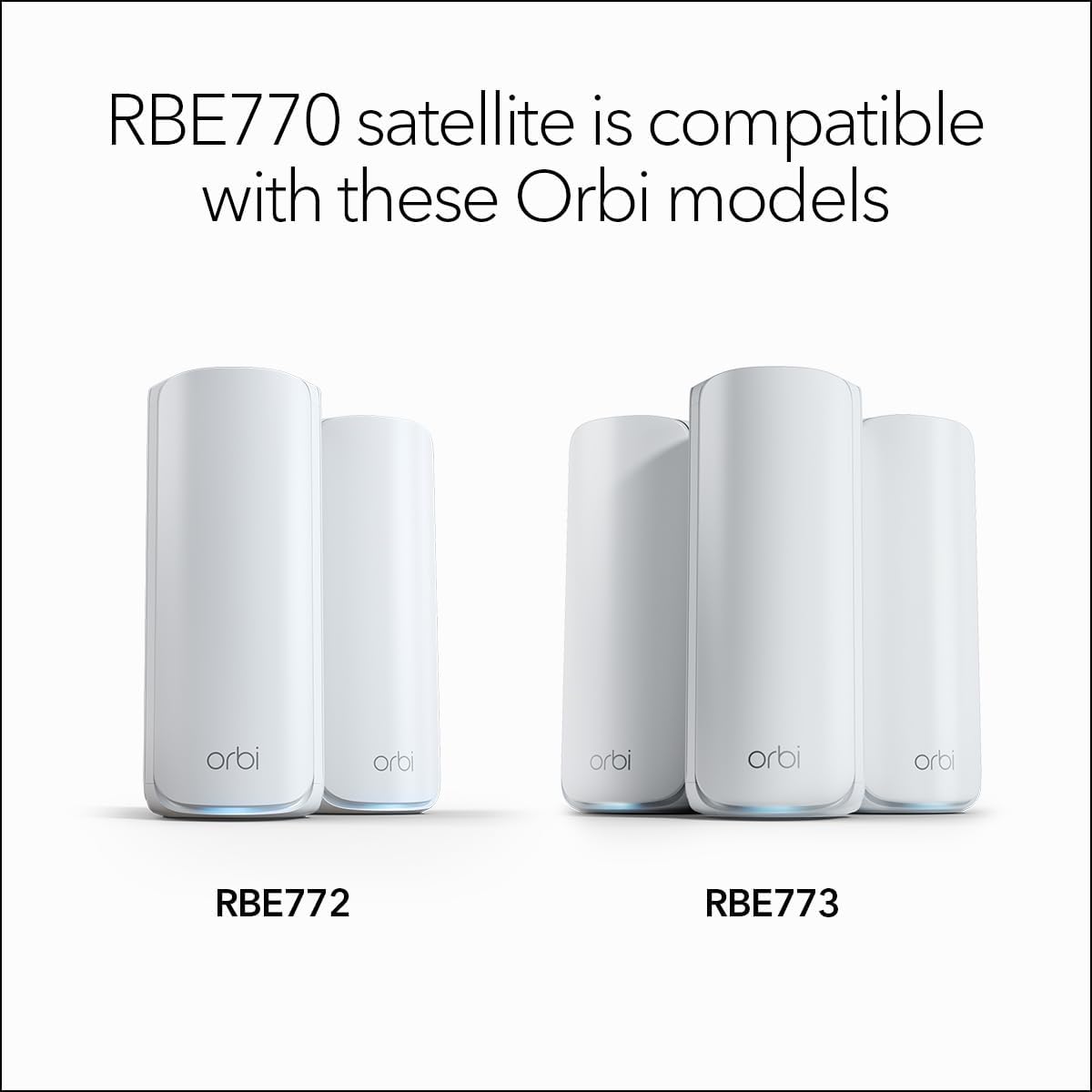 Thumbnail 4 de NETGEAR Orbi 770 Series WiFi 7 Mesh Satellite (RBE770) up to 11Gbps, 2.5G Internet port