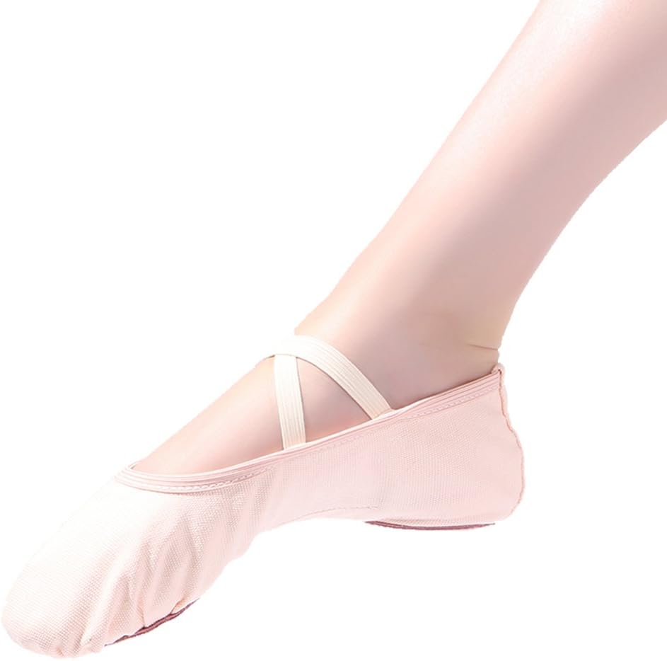 Thumbnail 6 de Chaussons de ballet Acfoda en toile douce, antidérapants, lavage facile (tailles EU 22 à 44)