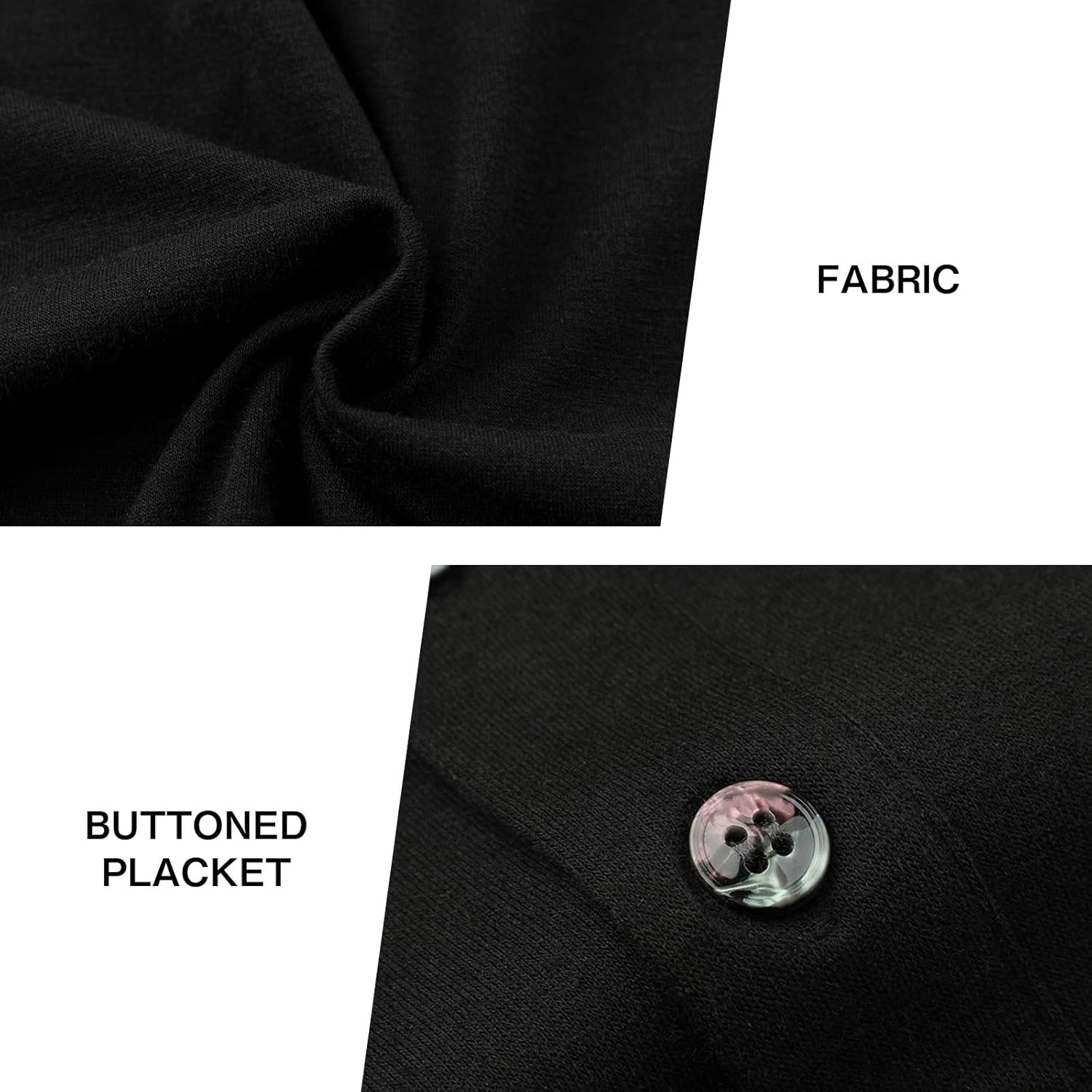 Thumbnail 5 de Comilaka Poloshirt Herren Kurzarm Getäfelt Klarer Stil mit Fronttasche – Feines Polo-Klassik-Design