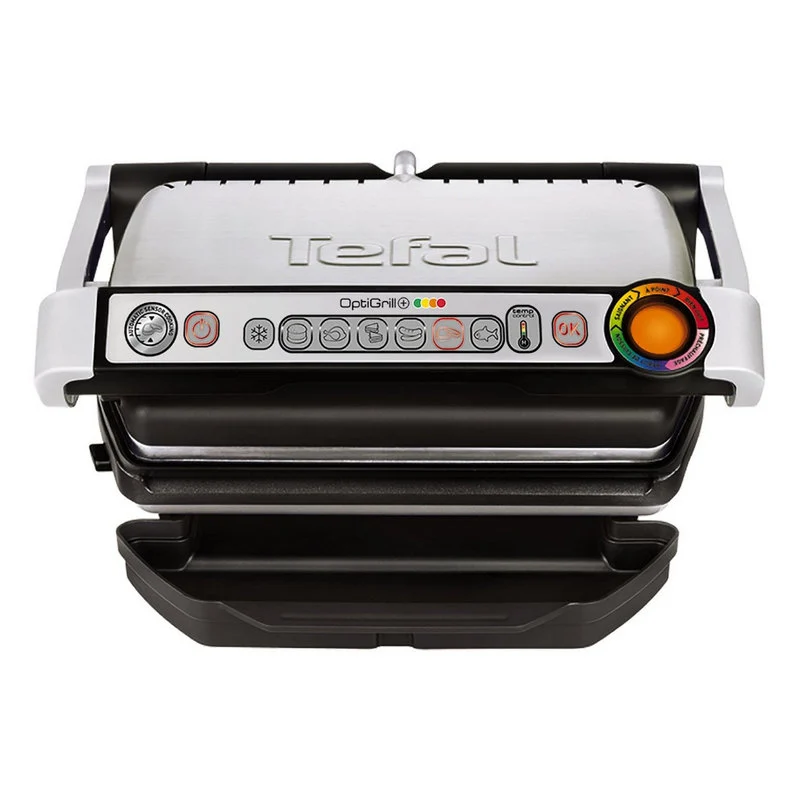 Detalle de Tefal OptiGrill GC712D12 +Sandwichera Grill 2000W: parrilla inteligente con 6 programas