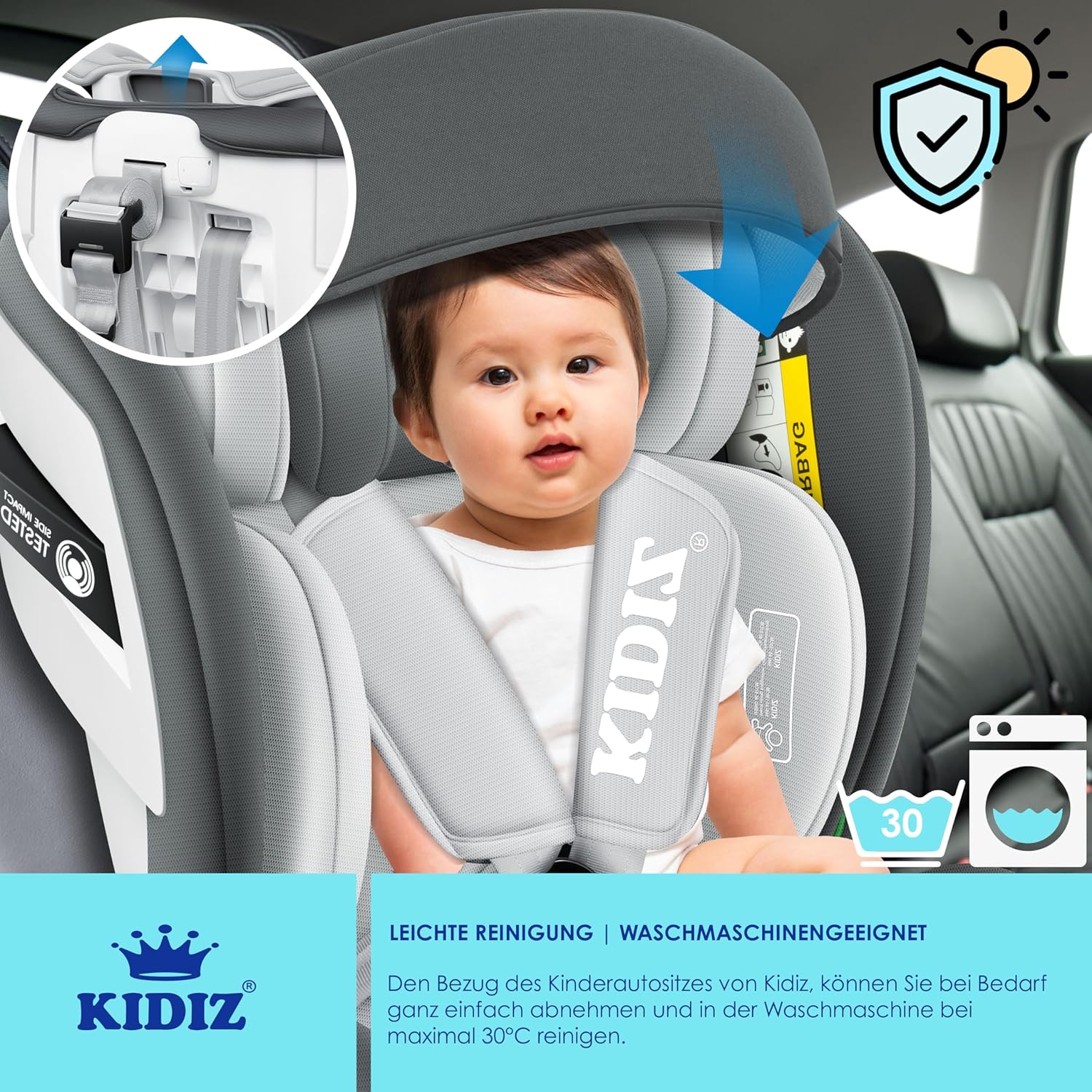Thumbnail 4 de KIDIZ Kindersitz i-Size 0–36 kg