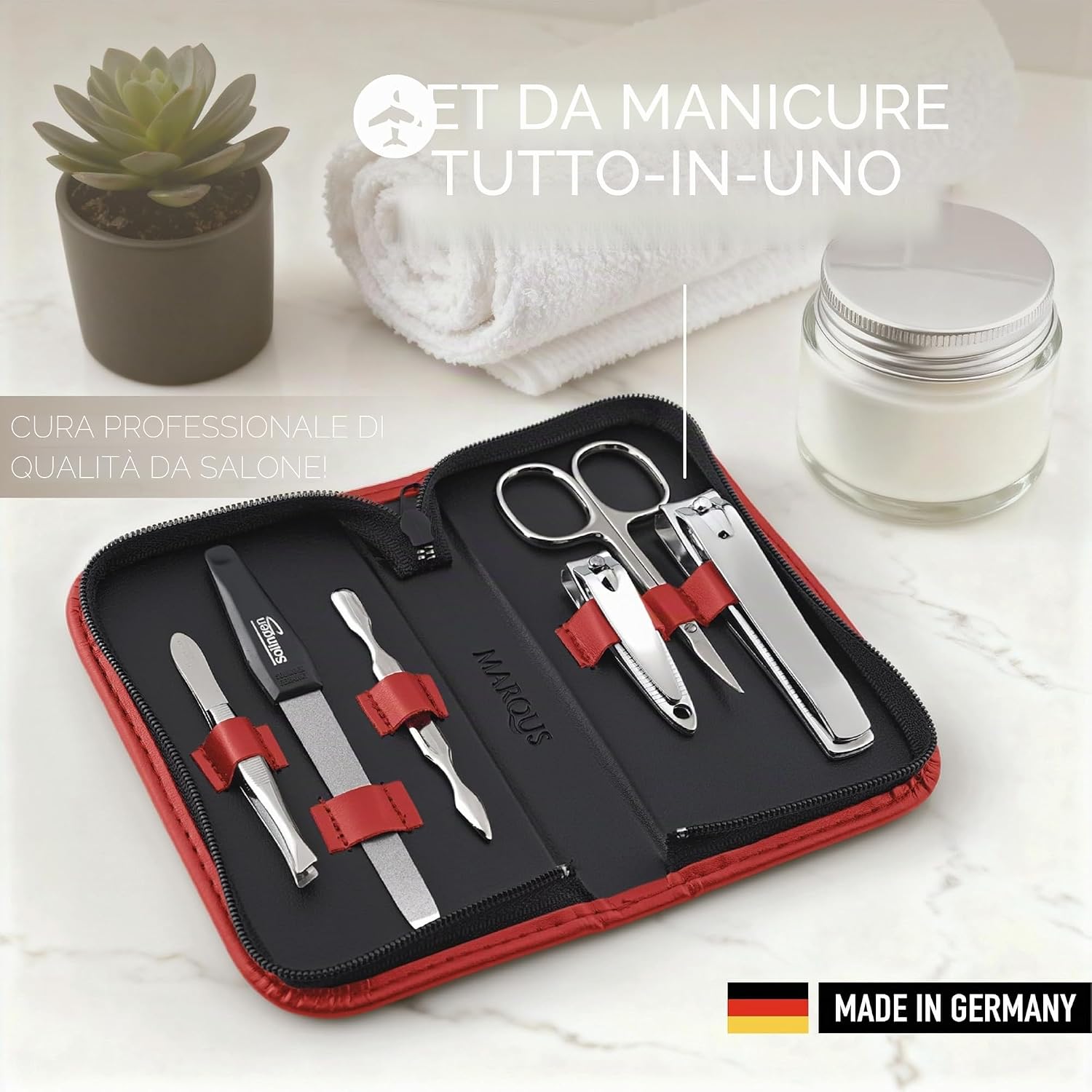 Thumbnail 4 de Solingen Set Manicure da Uomo e Donna – Kit Professionale 6 Pezzi con Custodia da Viaggio