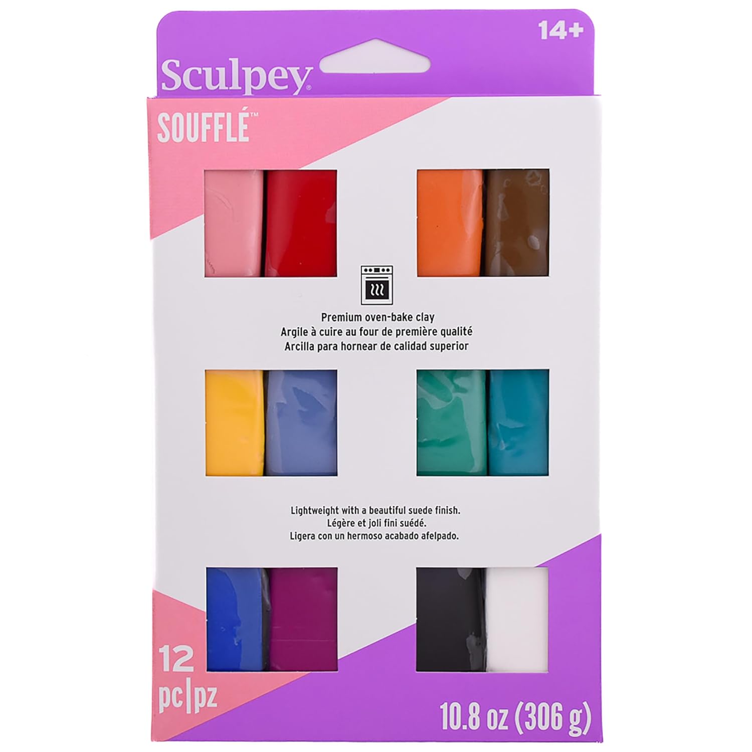 Polyform Sculpey Souffle Multipack .9oz 12