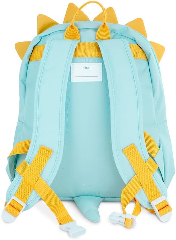 Detalle de Miniland Kinder-Rucksack Dinosaurier – Thermo-Rucksack für Kinder, bequem, lustig und personalisierbar