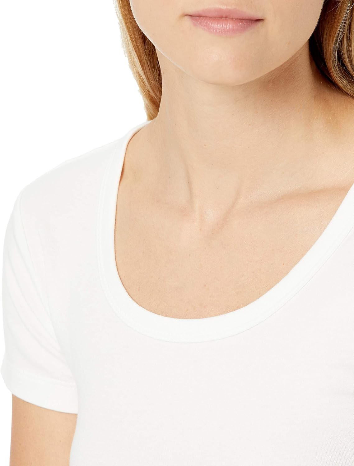 Thumbnail 3 de Amazon Essentials Women’s Slim-Fit Cap-Sleeve Scoop Neck T-Shirt