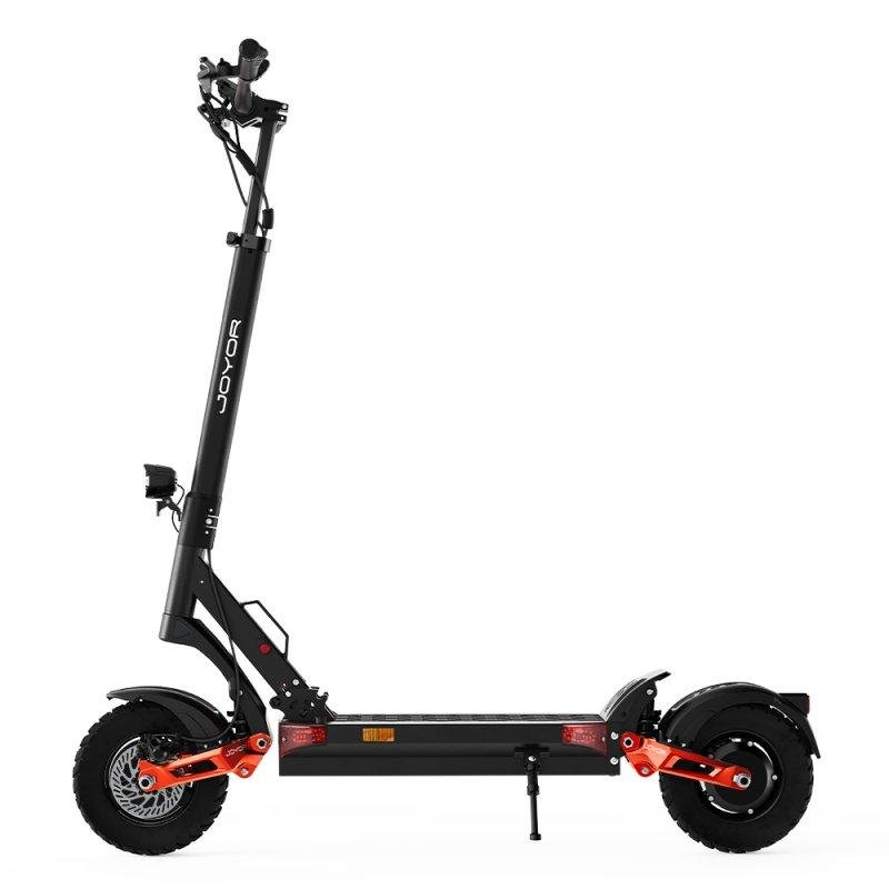 Detalle de Joyor T-PRO 500W×2: patinete eléctrico potente para largas rutas y terrenos variados