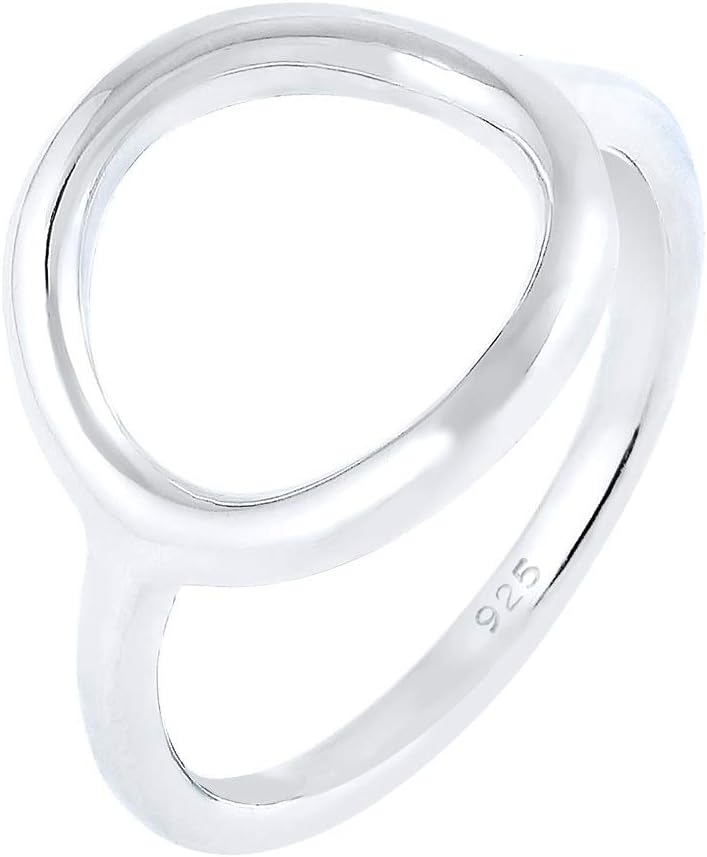 Detalle de Elli Ring Kreis Rund 925 Silber đ