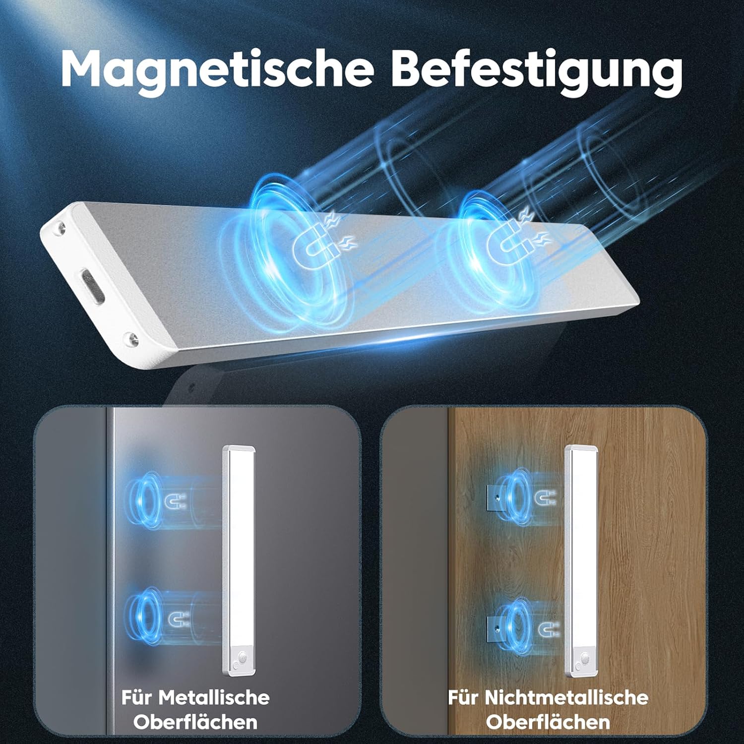 Thumbnail 5 de Unterbauleuchte Küche LED Bewegungsmelder 3er Set