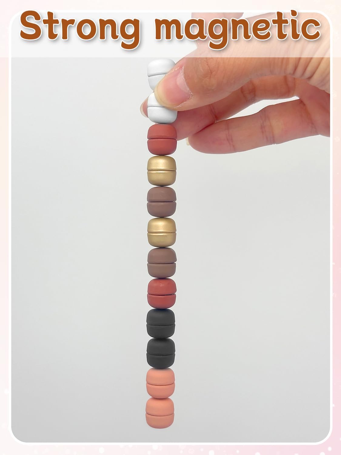 Detalle de Ofiuny 12Pcs Hijab Magnets: Strong Pinless Magnetic Pins for Everyday Wear
