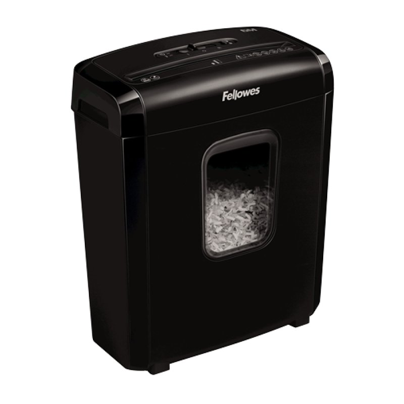 Detalle 2 de Fellowes Powershred 6M: trituradora de papel microcorte P-4 en negro