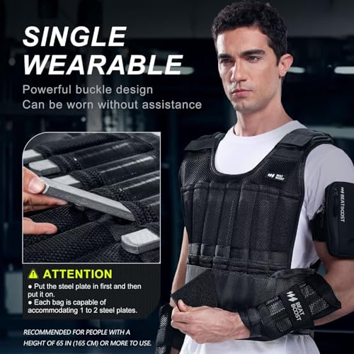Thumbnail 1 de BeatBoost Weighted Vest 50lb ⚖