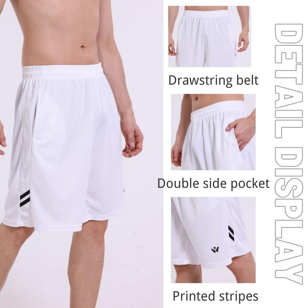 Thumbnail 4 de fovdtaa 5 Pack Men's Sports Shorts with Pockets – Lightweight, Quick-Dry Athletic Shorts
