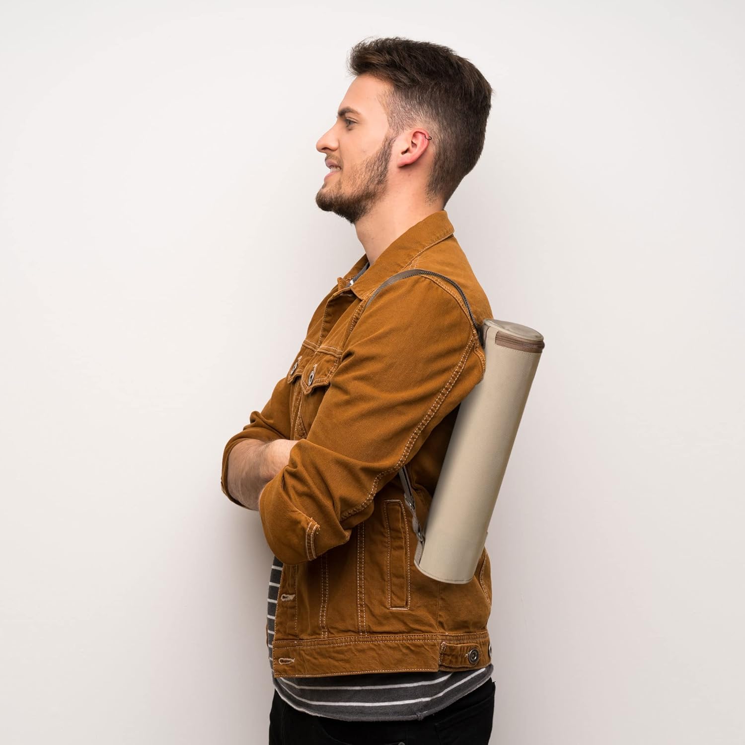 Thumbnail 5 de Yellow Mountain Imports Magnetic 19x19 Roll-up Go Set (19x19, 1.12kg) with Single Convex Stones