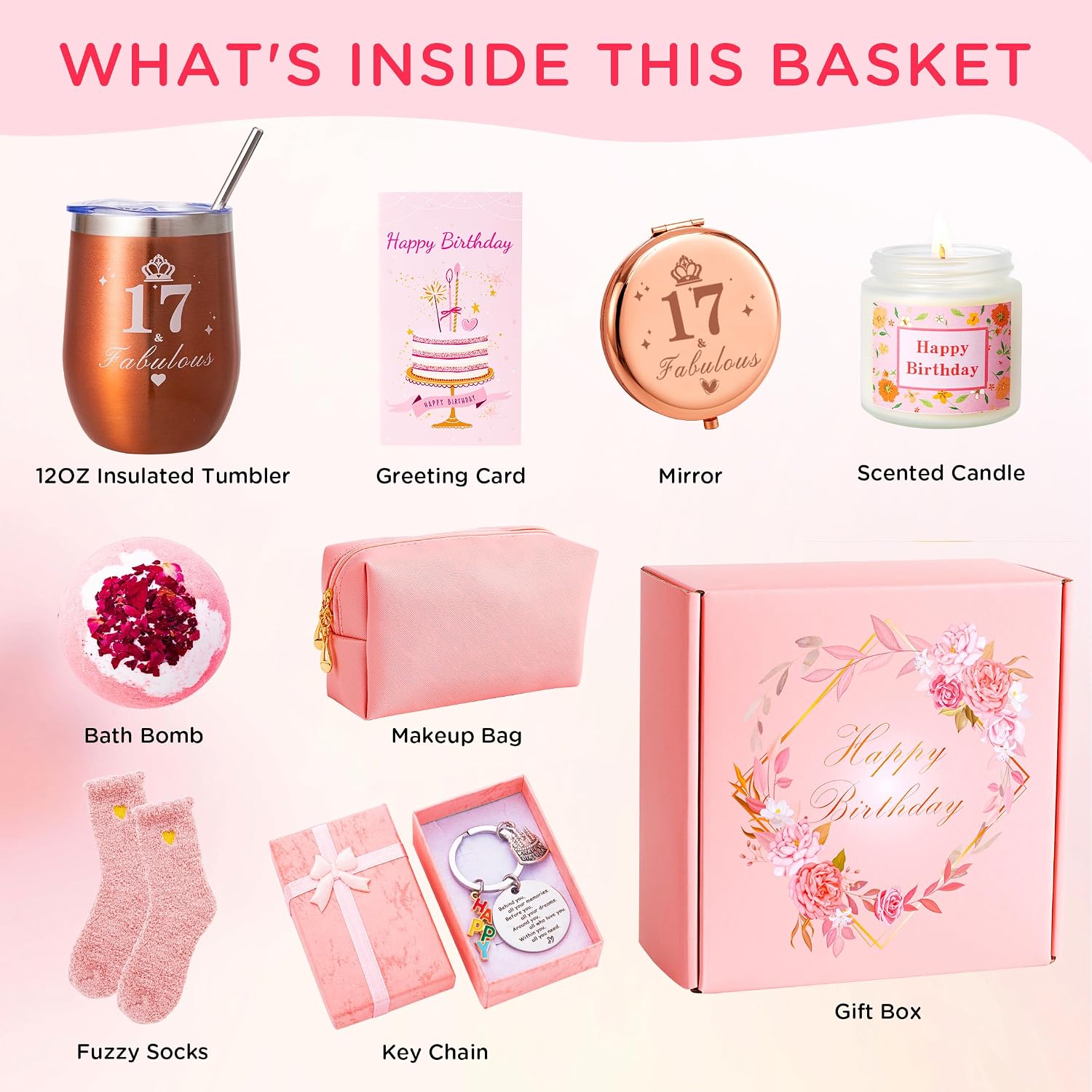 Detalle 2 de 17th Birthday Gift Hamper for Her