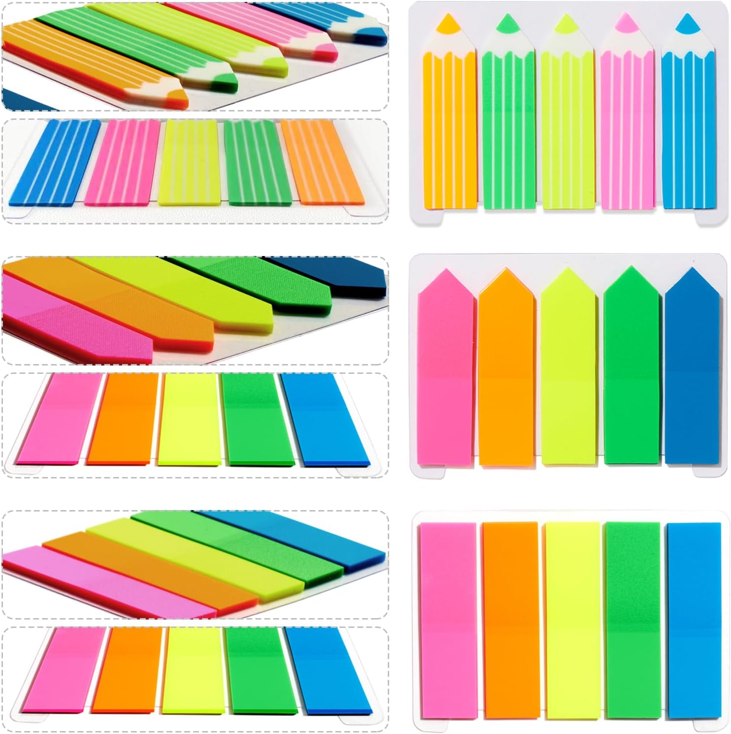 KIFZM 900 marque-pages adhésifs 12x44 mm