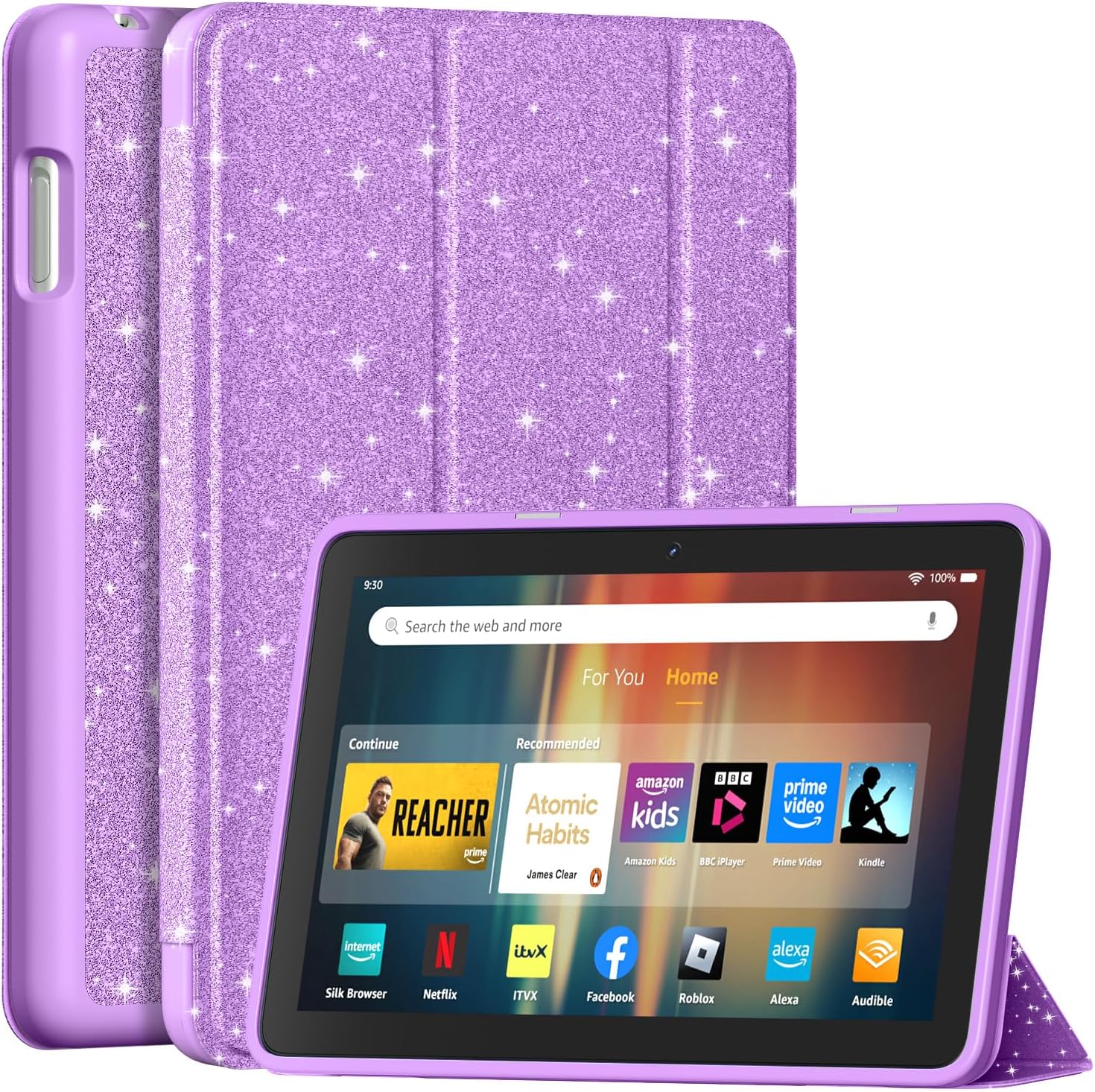 Detalle de Sonlaryin Slim Soft TPU Smart Stand Cover with Auto Wake/Sleep (Plum Red) – iPad-incompatible