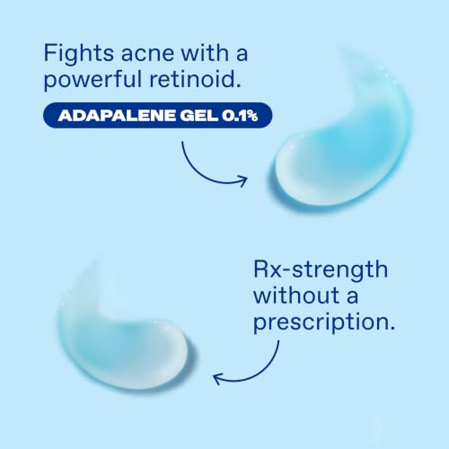 Detalle de Differin Acne Retinoid Treatment Gel 0.1% Adapalene, 45g Pump – FDA-Approved OTC Retinoid