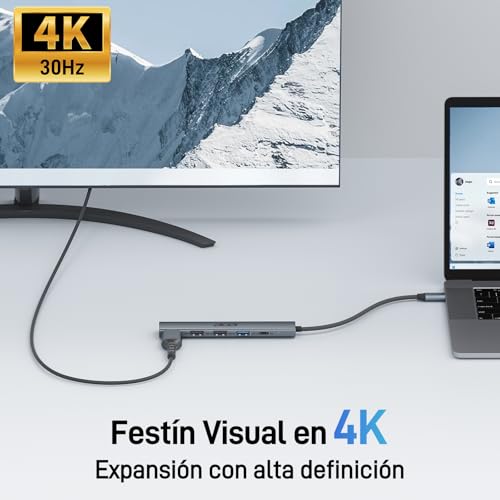 Thumbnail 4 de Acer Hub USB C 5 en 1 con HDMI 4K