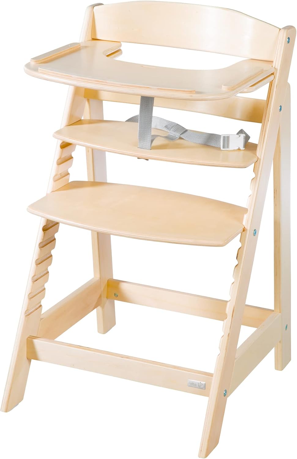 Detalle 2 de roba 0075NL eetblad voor Sit Up Flex-kinderstoel, afneembaar houten blad