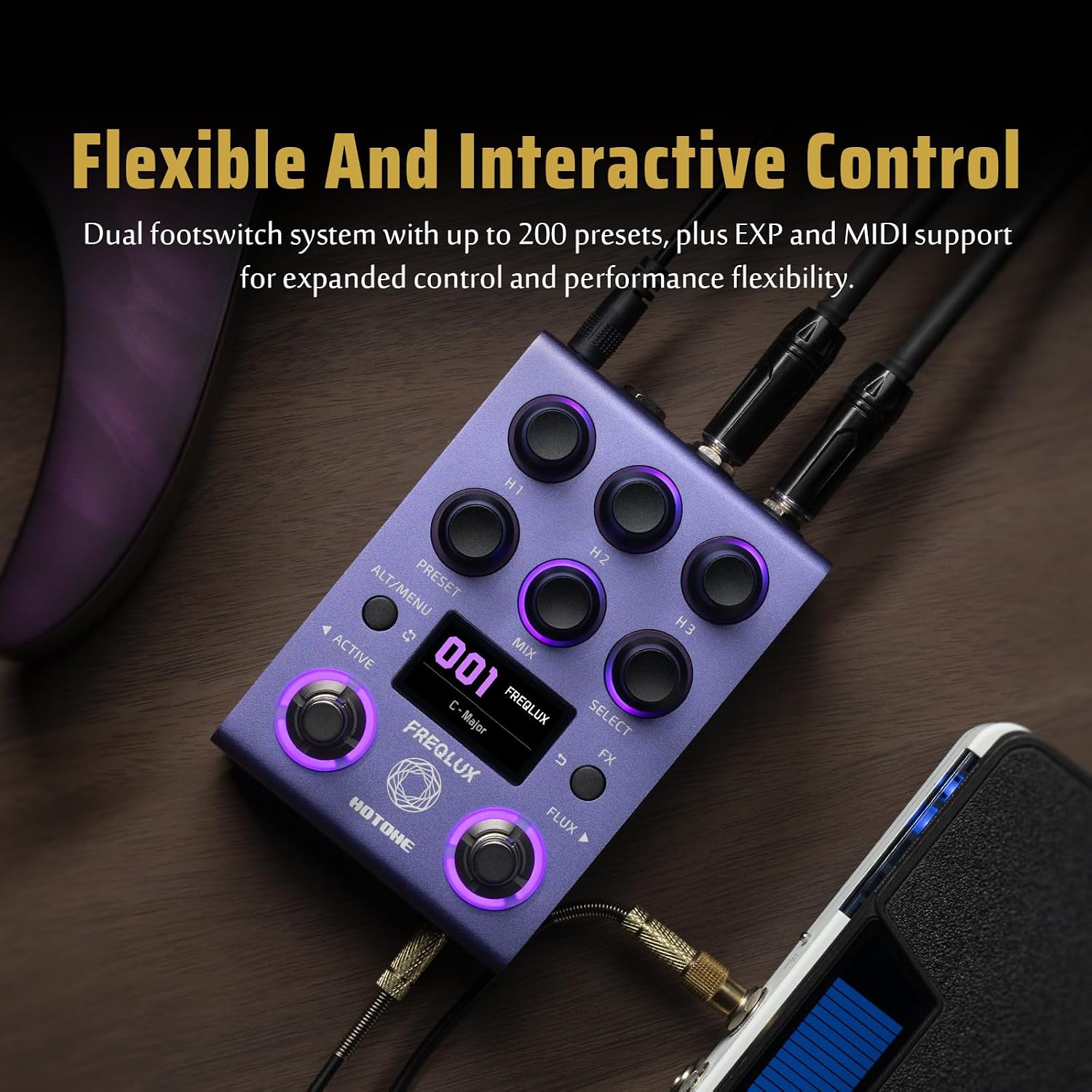 Thumbnail 2 de VALETON Freqlux NP-200 Triple-Voice Pitch-Shifter Pedal with Stereo I/O