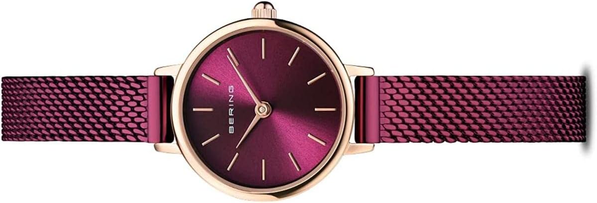 Thumbnail 1 de BERING Damen Quarz Uhr 22 mm – Edelstahlgehäuse, Perlmutt-Zifferblatt, Milanaise-Armband