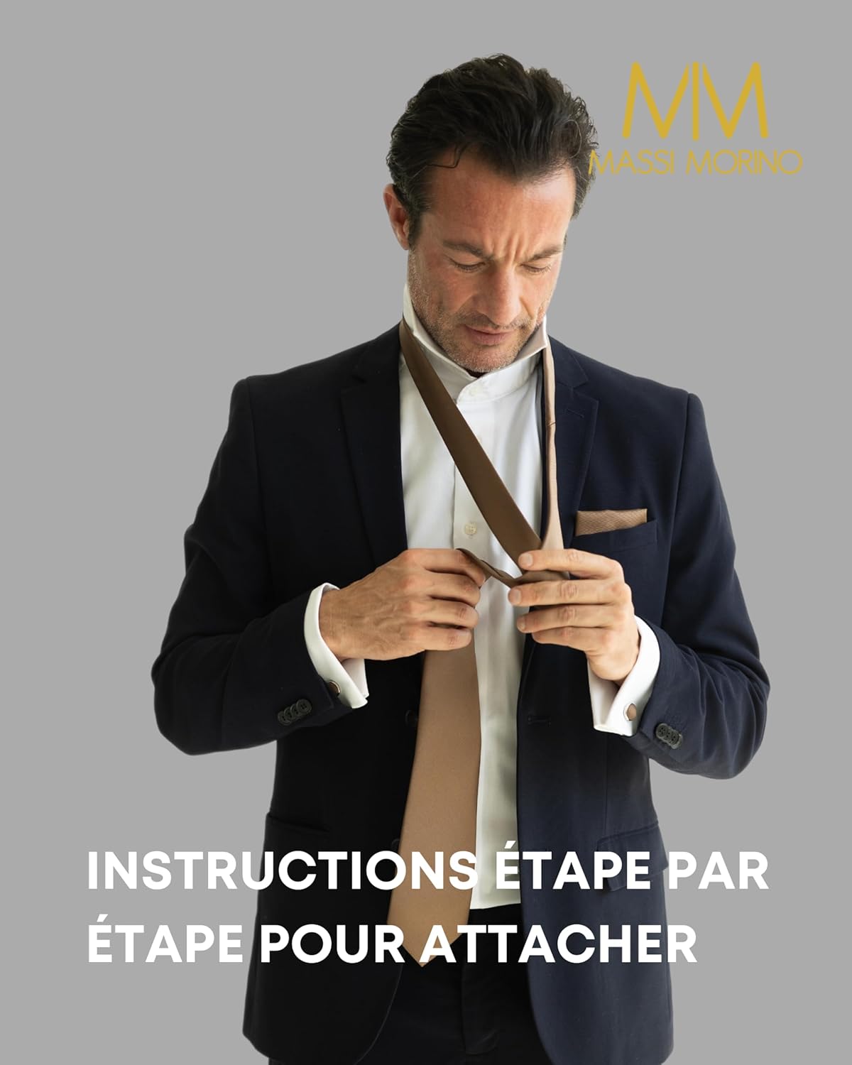 Thumbnail 3 de Massi Morino Morino 147 cm Cravate homme