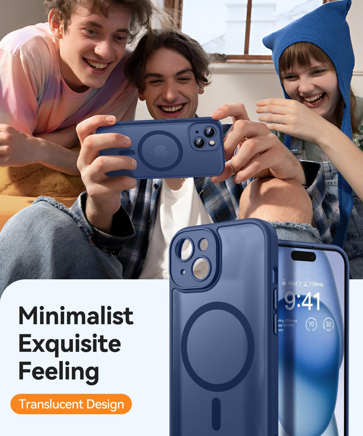 Thumbnail 6 de CANSHN Magnetic iPhone 15 Case 6.1