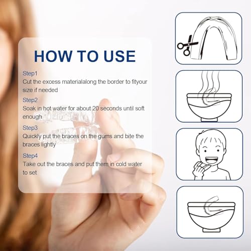 Detalle 2 de Okalabandee: 4 Protectores Bucales Anti-Ronquidos – Férula Dental Anti-Bruxismo