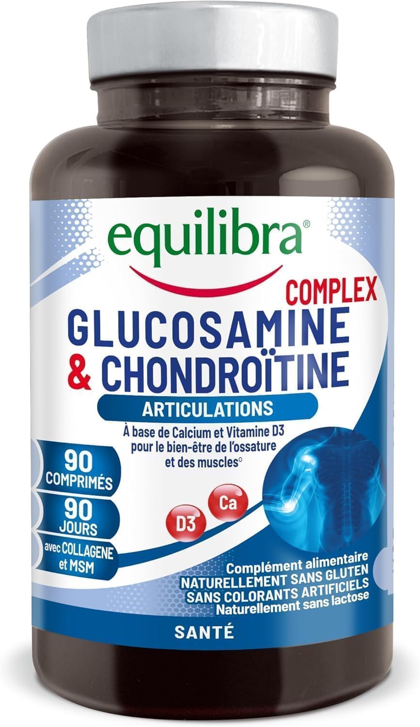 Detalle de Equilibra Glucosamine & Chondroïtine 90 comprimés